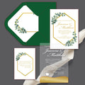 Creative LED Acrylic Wedding Invitation Card Business Opening Ceremony