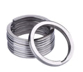 25mm 12mm 30mm 38mm 50mm Stainless Steel Flat O Split Rings Key Chain Ring