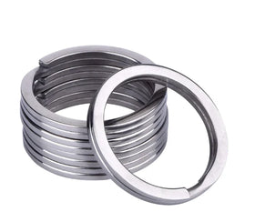 25mm 12mm 30mm 38mm 50mm Stainless Steel Flat O Split Rings Key Chain Ring