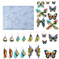 Non-stick Reusable  Variety  Butterfly Shapes Casting  Resin Mold for Making KeyChains Tags Jewelry Silicone Pendant Mold