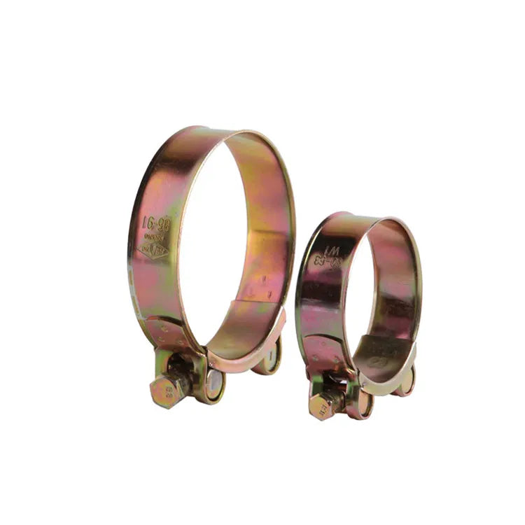 Galvanized Iron Bolt Heavy Duty Unitary Hose Clamp