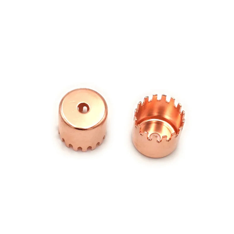 Factory Manufactured Custom Brass Copper Sheet Metal Stamping Deep Drawing Parts Beverage Machines CNC Machining Smooth Finish