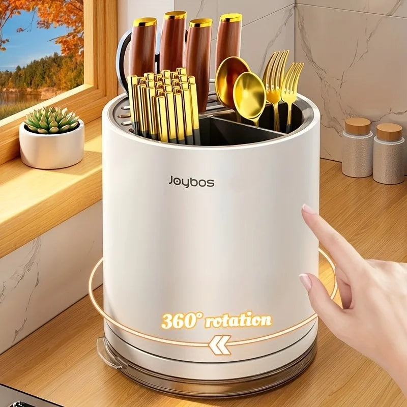 JOYBOS 360 Degree Rotating Silicone Kitchen Utensil Holder Countertop Utensil Organizer