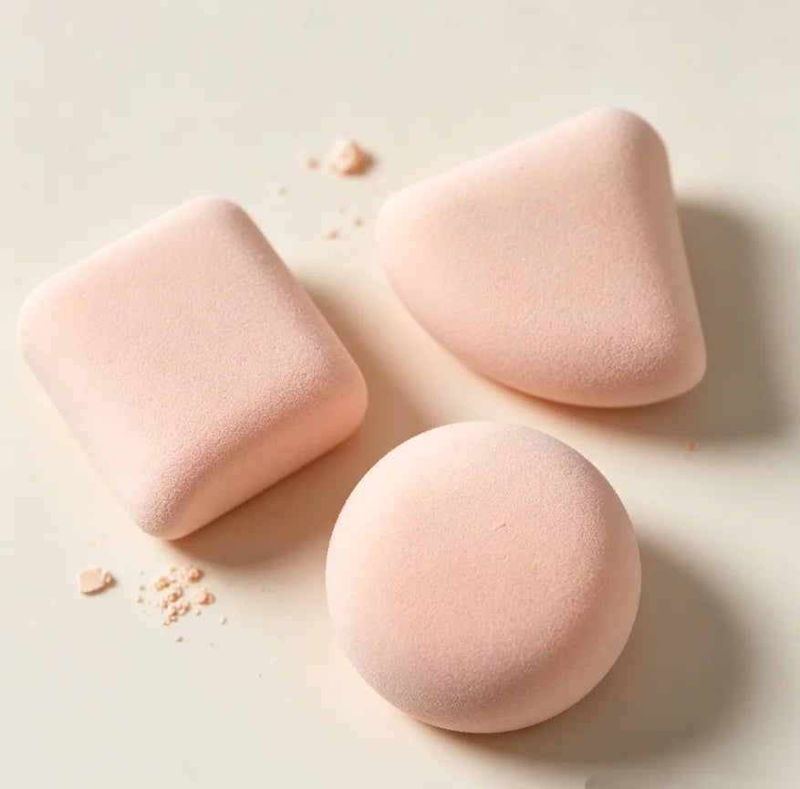 New Fashion Portable Makeup Powder Cotton Puff Soft Triangle Sponge Handling BB Cream Wholesale Makeup Tool Eye Application
