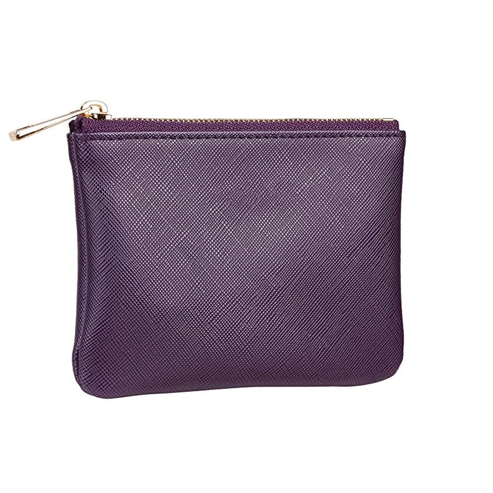 Wholesale Mount Yanzhi High Quality Custom Handmade PU Leather Zipper Mini Fashion Coin Pouch Bag Purse Wallet Promotional Gift