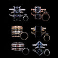 Custom Diamond Wedding Ring Woman 9K 10K 14K 18K Fine Jewelry Engagement Moissanite Ring