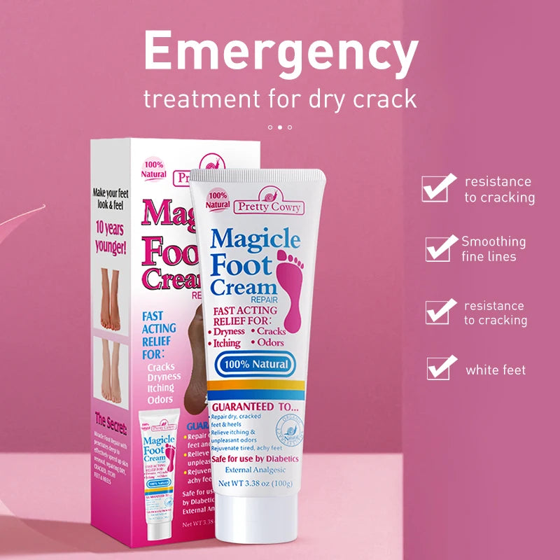 Custom Private Label Dead Skin Removal Whitening  Anti Crack Urea Foot Cream for Cracked Heels Moisturizing Foot Cream