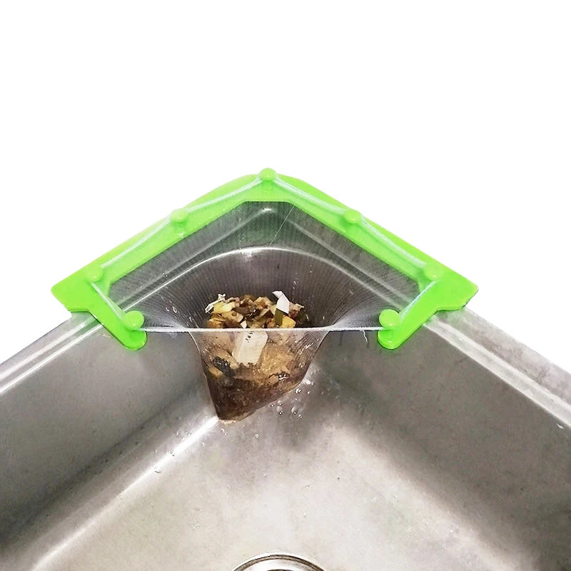 Plastic Rectangle Kitchen Sink Drainage Rack Storage Baskets Multifunction Eco-Friendly Leftovers Filter