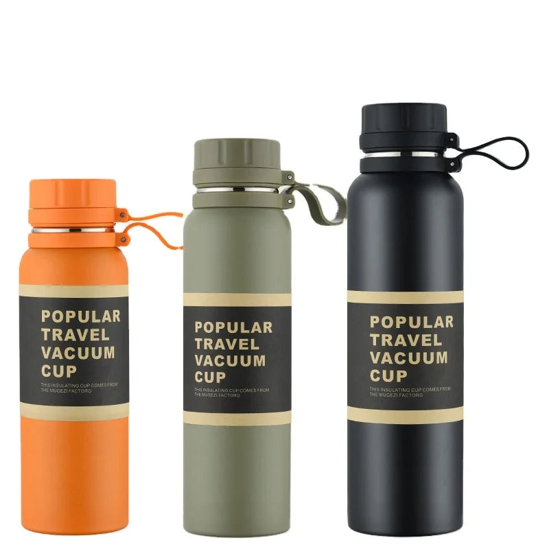 Flask Vacuum Outdoor Kids Custom Logo Large Capacity Portable Stainless Steel Bottle Sports Water Bottle