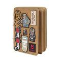 Flip-Page Patch Book Patches Booklet Organizer Mini Display Panel Holder Removable Ring Binders Enamel Pin Display Fashion PU