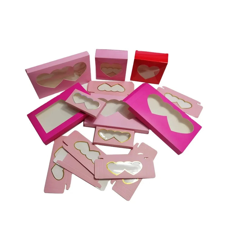 Private Label Wholesale  False Eyelashes Cardboard Box Custom Eyelash Packaging Gift Box with logo