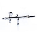 Dual Action Gravity Feed Airbrush Set for Nail Art & Makeup Includes Compressor Cake Airbrush & Piston