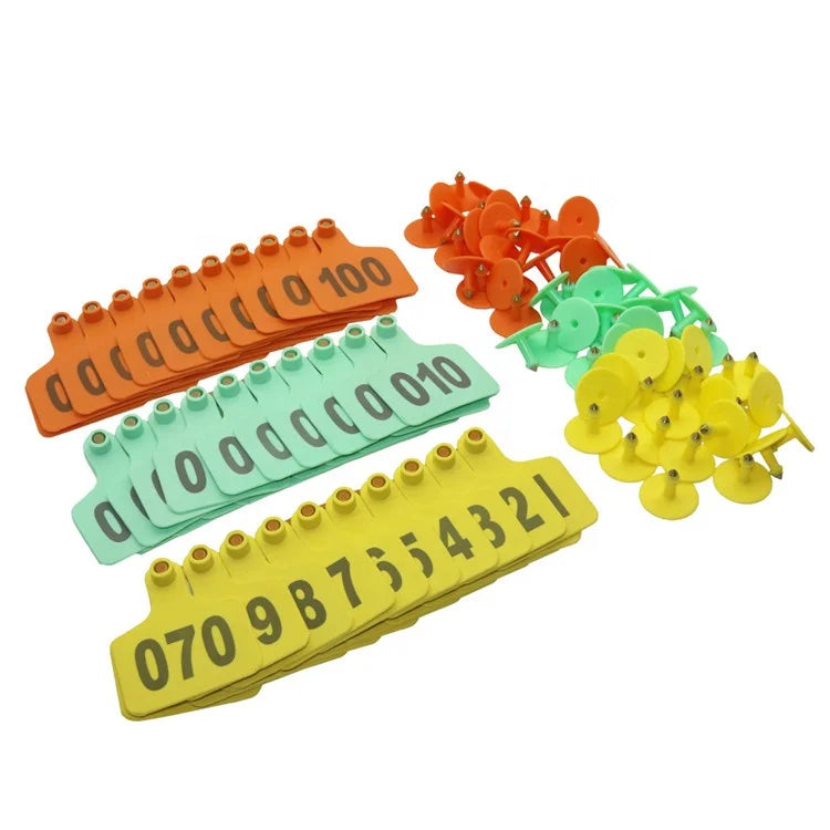 Cattle Sheep Calf Cow Pig Ear Tag Laser Typing Animal Identification Card Calf Ear Labels