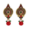 Ethnic Retro Geometric Turkish Jhumka Earrings for Women Indian Jewelry Flower Gold Color Bell Tassel Dangling Earrings