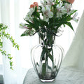 French Tulip Modern Eco-friendly Glass Tabletop Vase Pot Belly Hydroponic for Wedding & Birthday