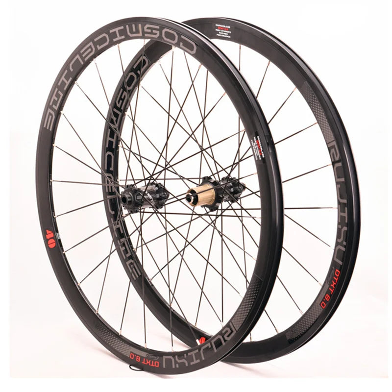 700C Aluminum Alloy Wheel Hub Carbon Fiber Wheel Set 30/40/50MM Road Wheel Set Bicycle Wheelset