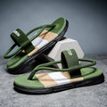 Fashionable Men's Casual Waterproof Soft Outdoor Slippers for Home & Travel