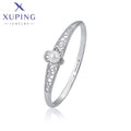 52439 Xuping Jewelry Silver Color Pearl Flower Fashion Women Bangle
