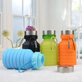 Free Sample 550ml Bpa Free Collapsible Foldable Sport Silicone Water Bottle