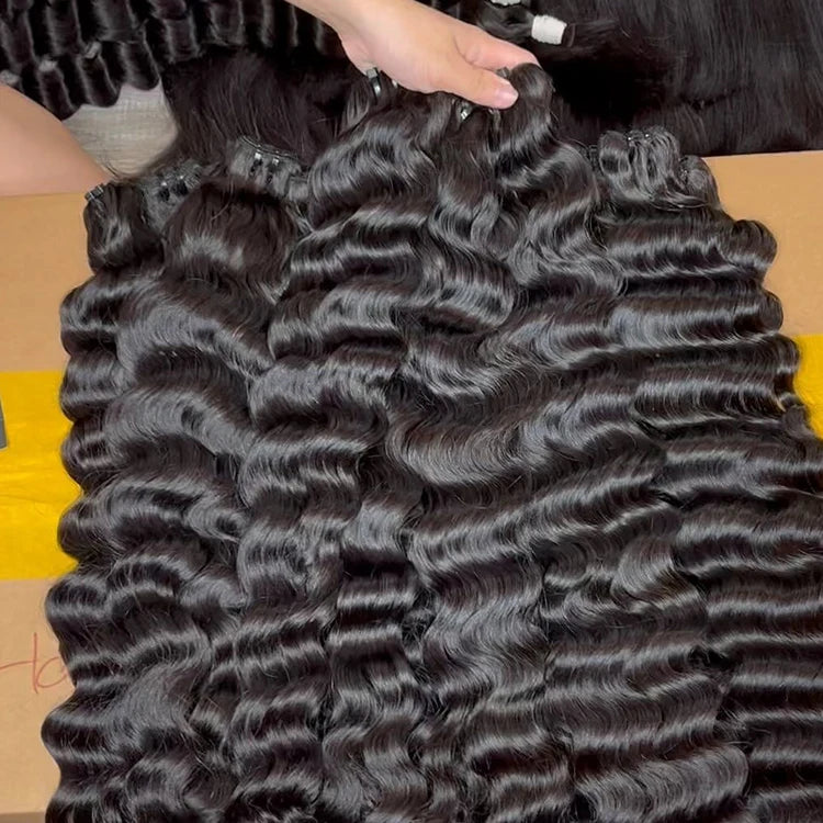 Raw Vietnamese Hair Bundles Wholesale Full Cuticle Aligned Virgin Human Unprocessed Loose Wave Virgin Raw Hair Bundles