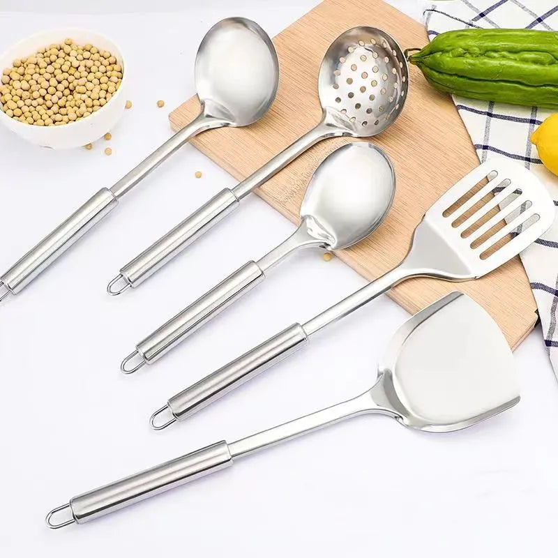 Hot Sell Nonstick  Stainless Steel Kitchen Utensil Sets Hallow Handle Cooking Utensil  Kitchen Appliances and Utensils