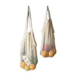 Eco Friendly Organic Produce Storage Bag Roll Mesh Grocery Produce Custom Cotton Drawstring Bags