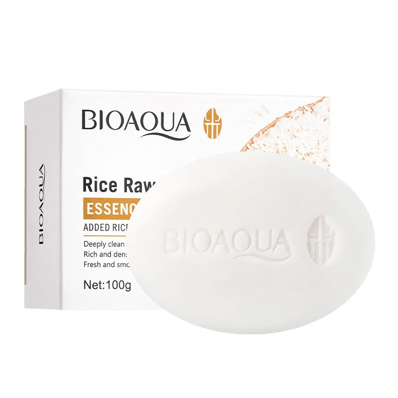 OEM ODM Private Label Natural Rice Milk Base Skin Lightening Face Body Bathing Whitening Lightening Cleaning Soap
