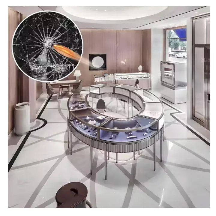 14Mil Shatterproof Glass Window Film Glass Protective Film Material Transparent Self Adhesive Window Security Film