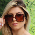 STORY STY77156H 2024 Wholesale New Oversize Square Frame Sun Glasses European and American Trend Elegant Ladies Sunglasses