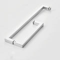 Hotel Bathroom square Tube Aluminum Alloy Glass Door Handle