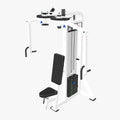 Gym Pin Load Selection Machines Fitness Equipment Low High Pectoral Fly/ Rear Deltoid Machine for Chest Press