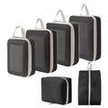 Essential Travel Organizer Bags Foldable Candy Pattern Packing Cubes Suitcases Zipper Closure Made of Durable Polyester