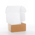 Various Specifications of Kraft Paper Mailer Box Cardboard Packing Boxes for Shipping for Socks Fur Embossing Printing Handling