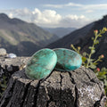 Hot New Design Natural Cabochons Chrysocolla Chalcedony Malachite Gemstone in Green Oval Shape at Prices