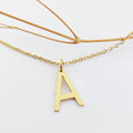 Letter Necklace Fashion Jewelry Necklaces for Women Bijoux Acier Inoxydable Stainless Steel Jewelry Set for Women