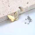 Wholesale Stainless Steel Polished Insect Butterfly Pendant Charms for Jewelry Bracelet Necklace Making (SZ070)
