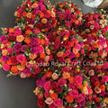 Wedding Centerpieces Flower Ball Silk Rose Flower Centerpiece Table Decorative Flowers Arrangement for Wedding Decoration