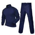 Men's Waterproof Ribtstop Tactical Uniform Outdoor Camouflage Frogmen Uniform Set for Hunting Hiking Navy Tactical Outfits