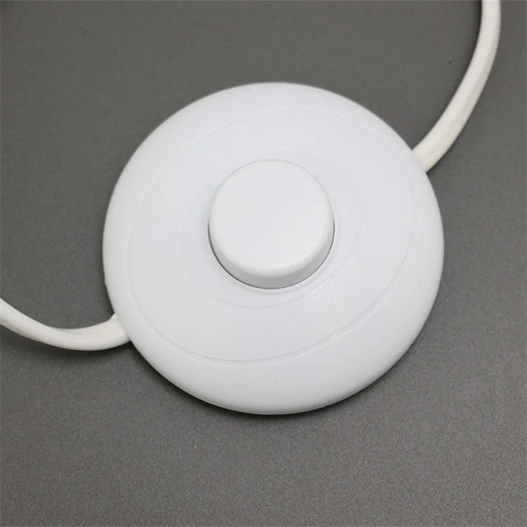 220V Power Cord Cable E27 Lamp Base Holder EU Hanging Pendant LED Light Lamp Bulb Socket Cord Adapter Switch Foot Pedal Switch