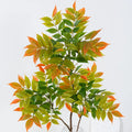 Simulated Nandina Bamboo Cuttings New Chinoiserie Indoor Home Decor Artificial Green Plant for Window Display Engineering