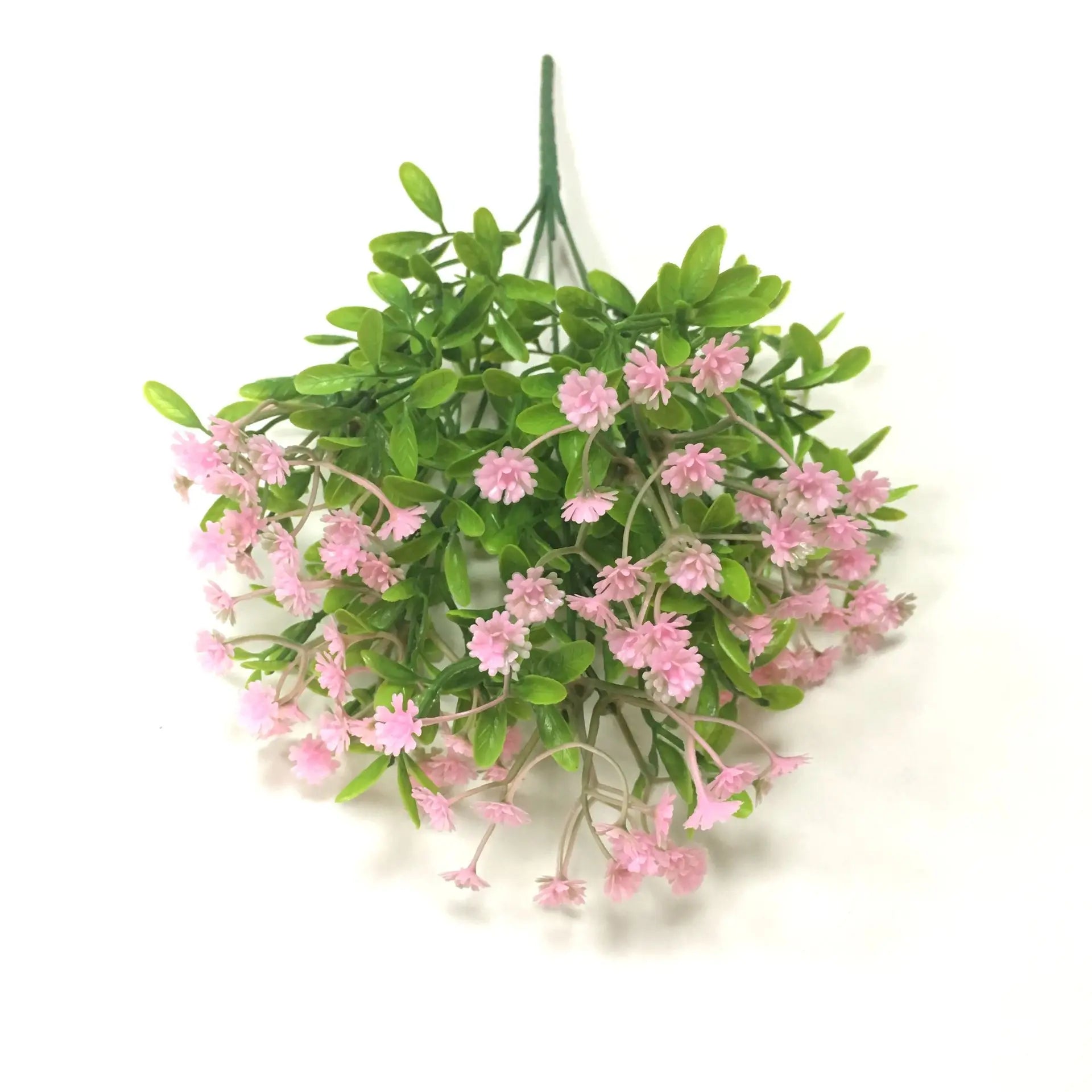 New Product Listing Lavender Plastic Artificial Flower Bouquets for Christmas Home Decor