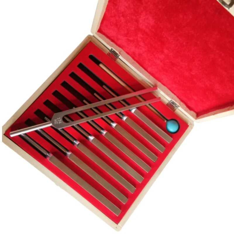 8 Chakra Tuning Fork Sets Solfeggio Healing Sets Sound Healing Therapy Vibration Therapy Music Healing Tool Physics Teaching Kit