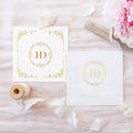Wholesale Wedding Invitation Cards Paper Envelope Golden Seal Card Business Card for Promotion