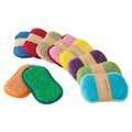 Bearfamily Scouring Pad Eco Friendly Kitchen Cleaning Microfiber Dishwashing Sponge