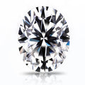 Factory Wholesale D VVS Gold Jewelry Making Pure White GRA Certificate 2CT Oval White Moissanite