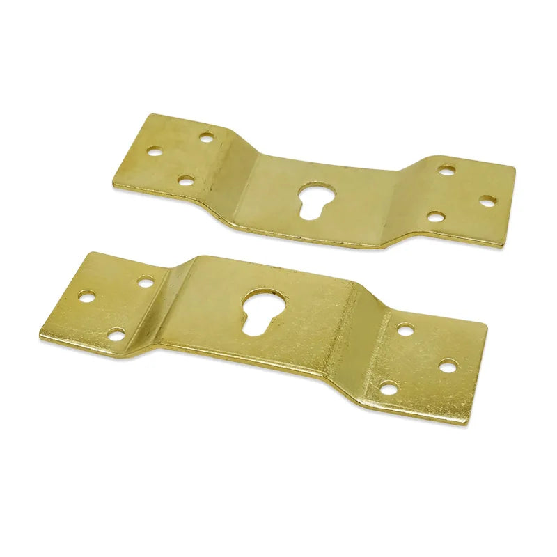 96x30mm Iron Brass-plated Picture Frame Hanger Hook Accessories with Box for Home Use MegaBDM