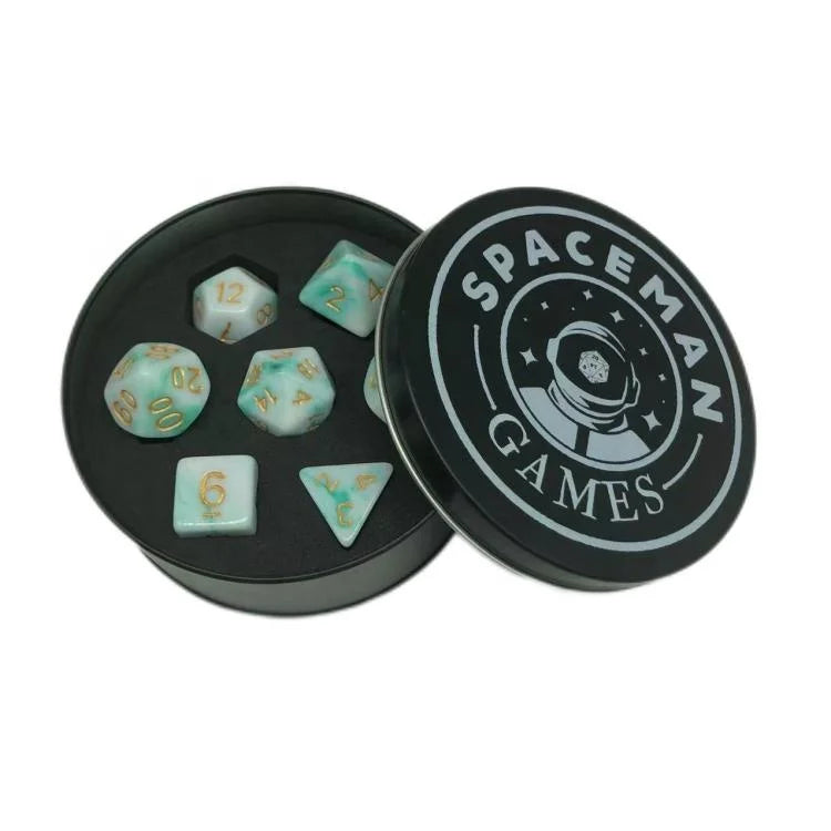Cheap Price Low MOQ Custom Printing Logo Tin Packaging Iron Metal Dice Box for DND Games