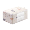 Modern Luxury Non-Woven Fabric Eco-Friendly Quilt Storage Bags 50/75L Foldable Dustproof Design for Wardrobe Bedding-Factory