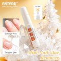Press on Nail Glue Remover Gentle No Damage Formula for Acrylic Nails Removal & DIY Nail Art Salon Quality Safe Fast Soak Off