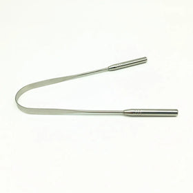 100% Pure Stainless Steel Tongue Cleaner Scraper Oral Cleaner Wholesale